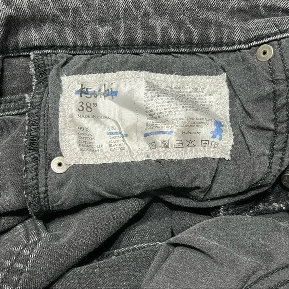 ksubi jeans size 38 great condition used All black slim Street‎ Wear